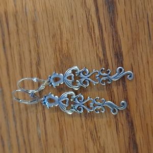 Carolyn Pollack Sterling Silver Country Couture Earrings